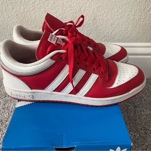 Adidas Top Ten low top size 9 Red/White